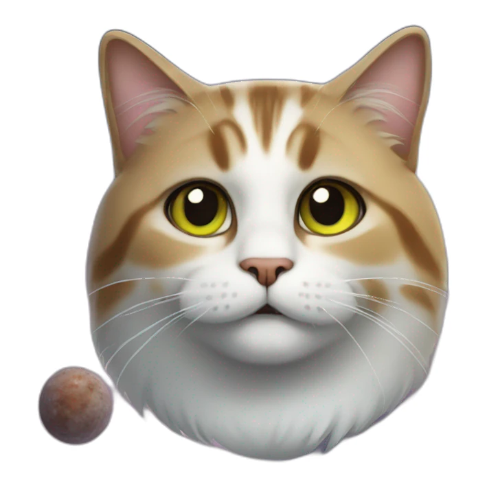 space-confused-cat sticker