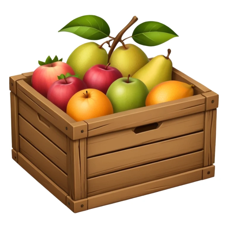 empty a fruit box sticker