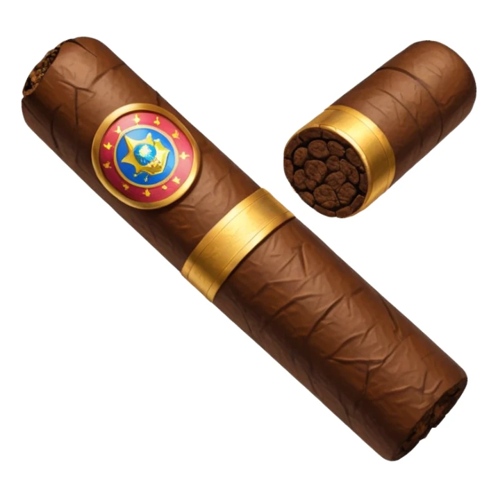 a large maduro cigar sticker