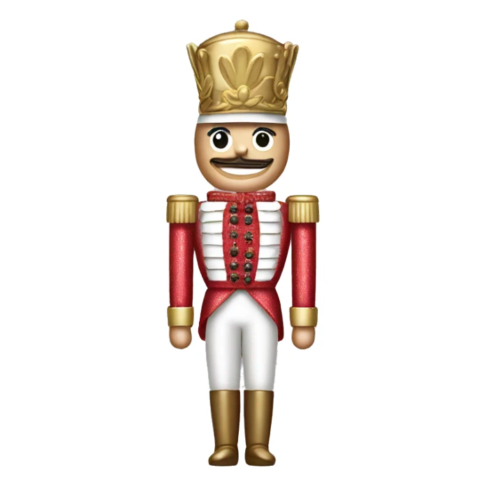 Glittery Nutcracker sticker
