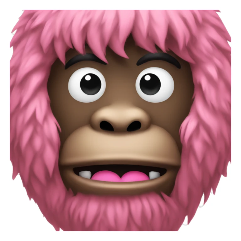  Bigfoot. Pink bow sticker