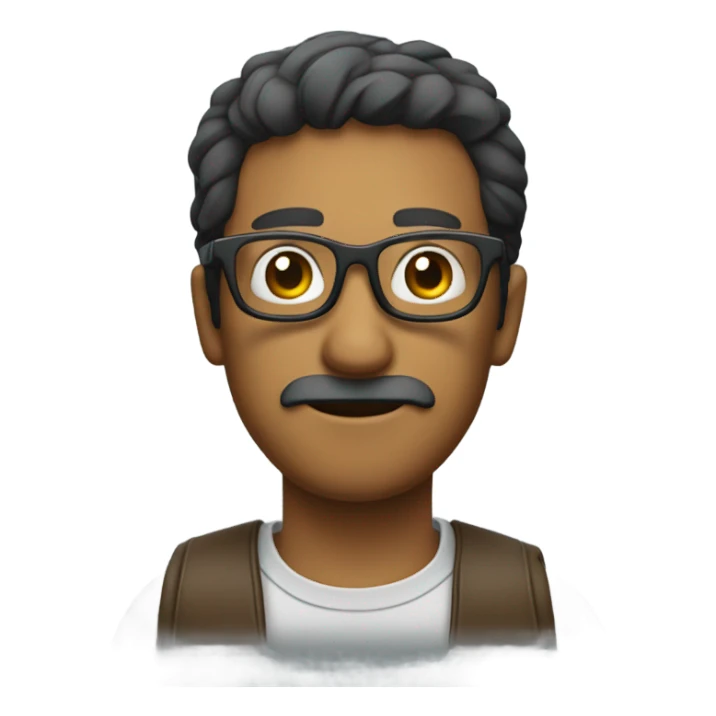 Calvo y fon gafas sticker