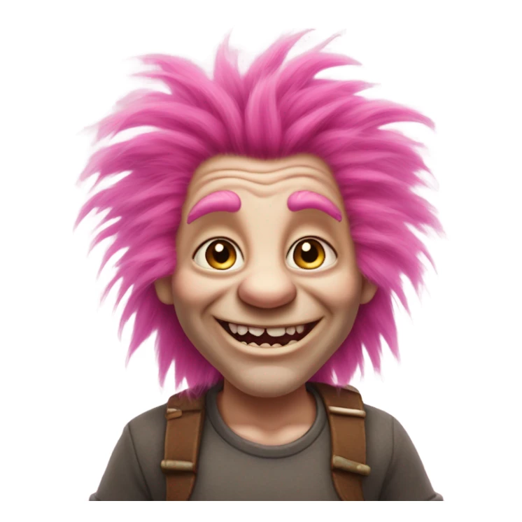 Pink Troll sticker