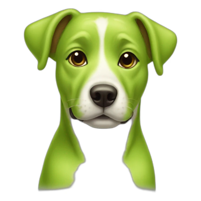 Key lime dog sticker