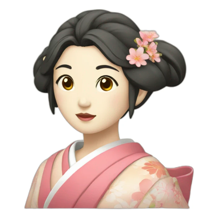 japanese goddess sticker