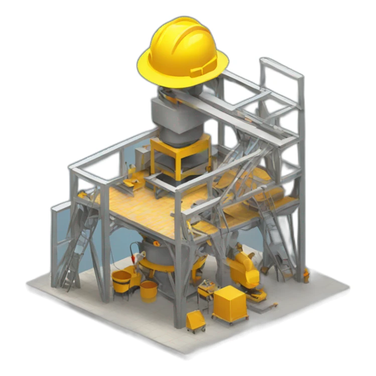 isometric fabrication job sticker