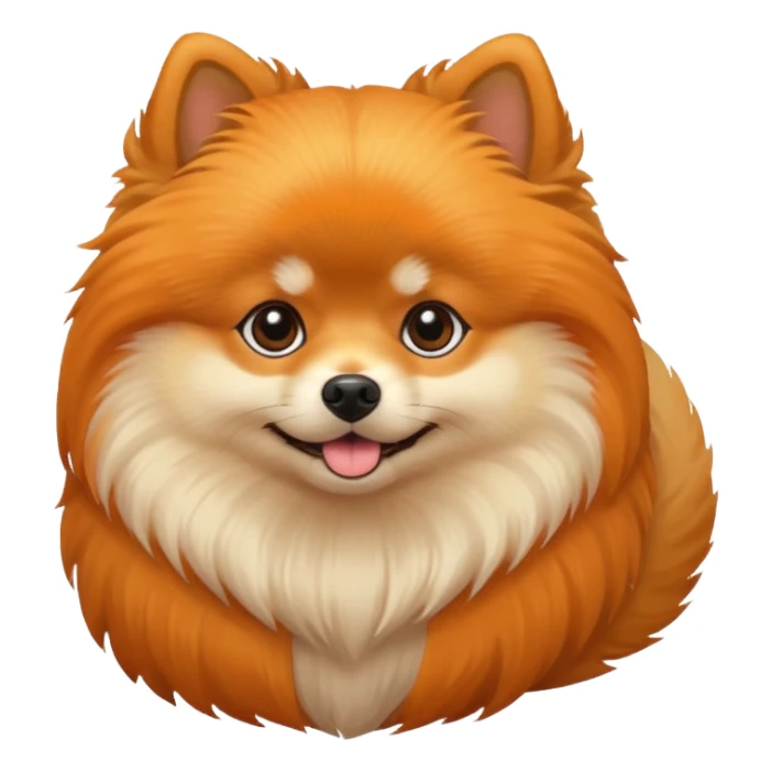 Pomeranian emoji sticker