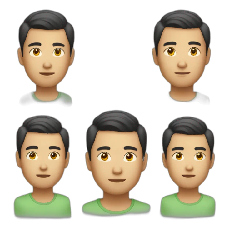 an asian vietnamese 23 man sticker