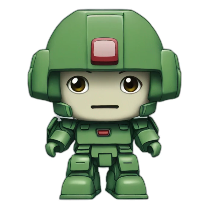 gundam zaku sticker