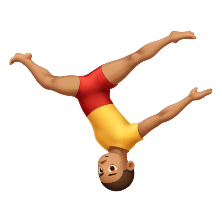 Acrobatic boy sticker