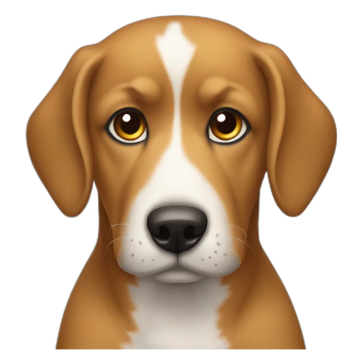 Hund halb Menschen sticker