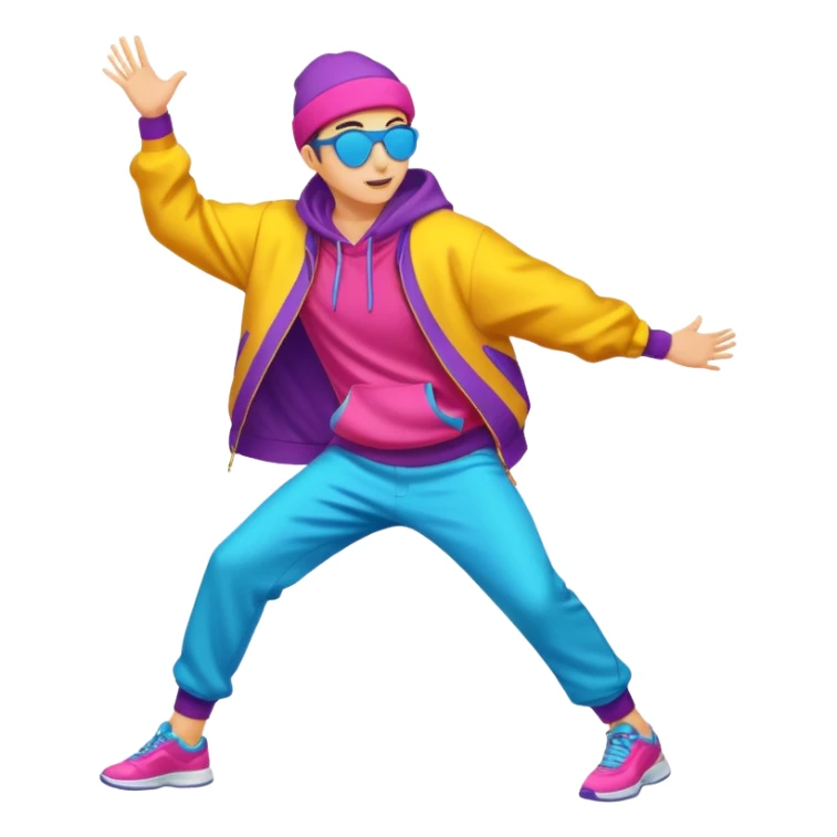 Alternative vibrant scenecore 2000s style sticker