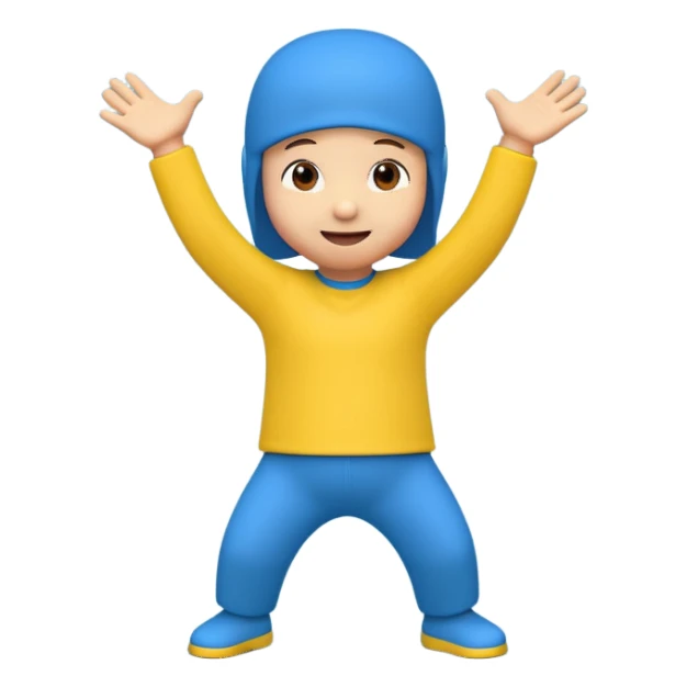 Pocoyo bailando sticker