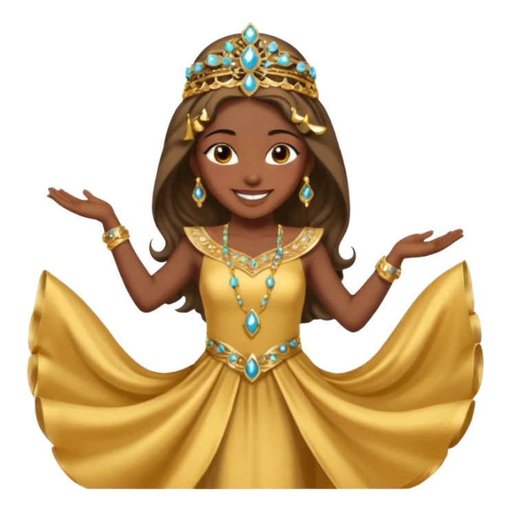 Arabic dancer girl sticker