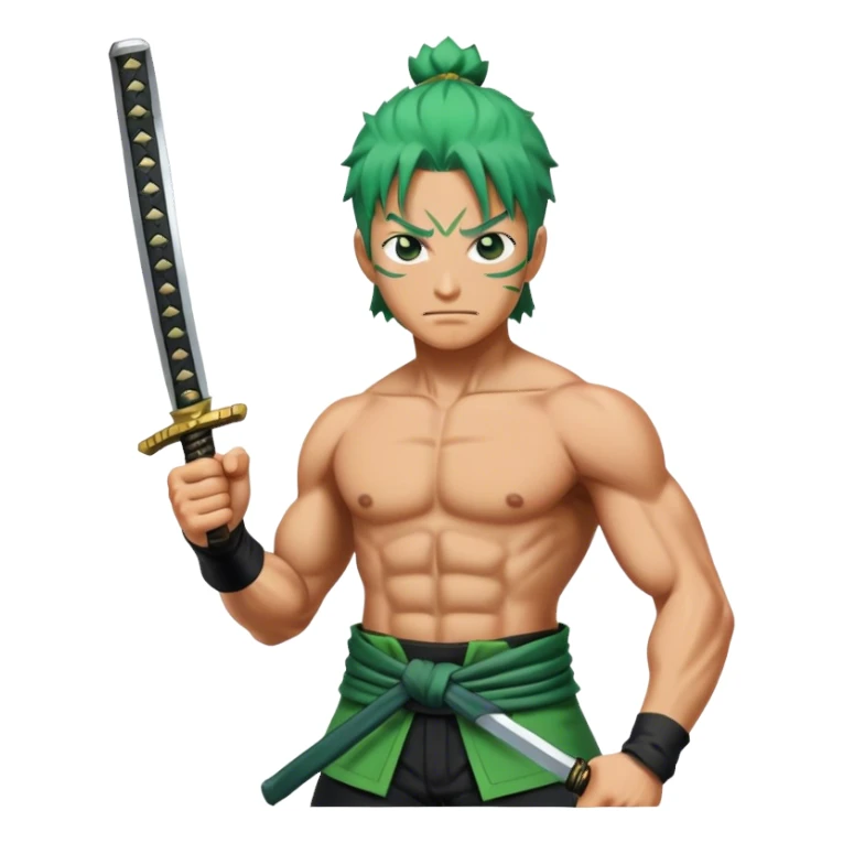 Zoro from one piece sticker
