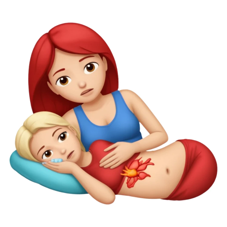 debilitating menstrual pain sticker