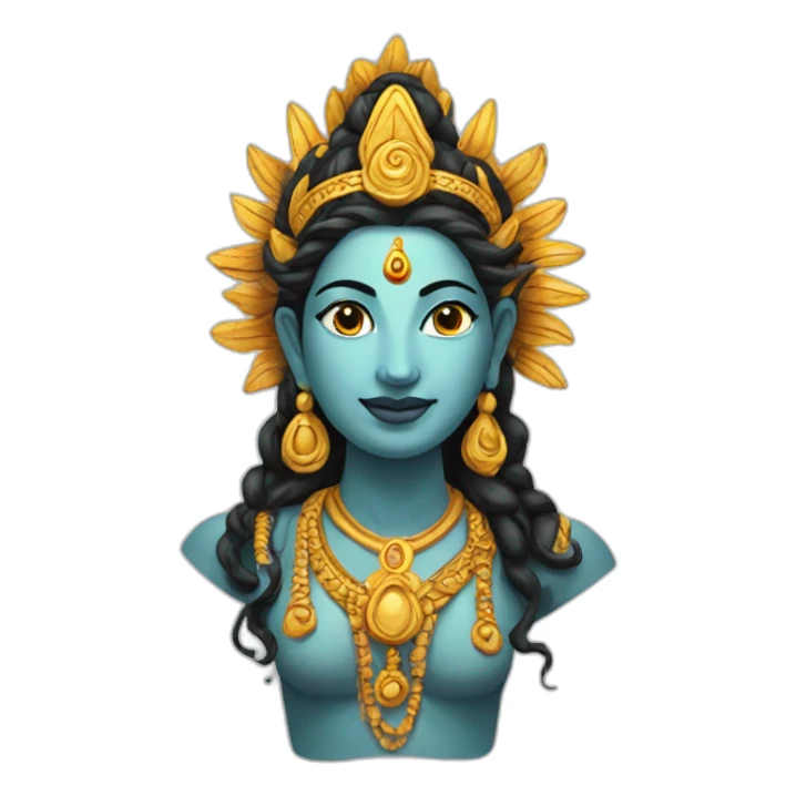 Shiva goddess sticker