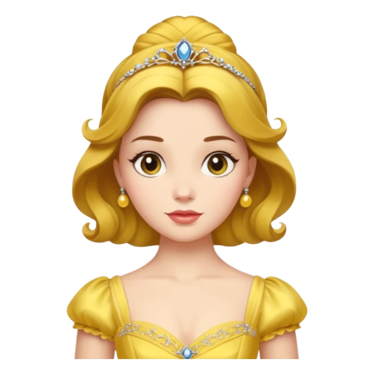 Belle from Beauty and the Beast sticker