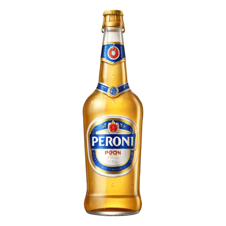 PERONI BOTTLE unbranded sticker