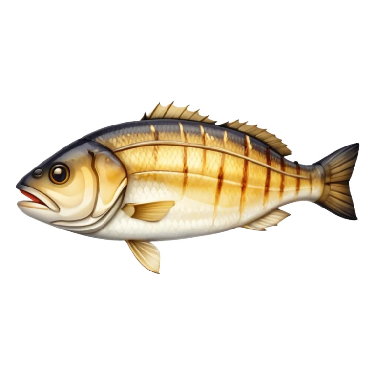 grilled sea bass sticker