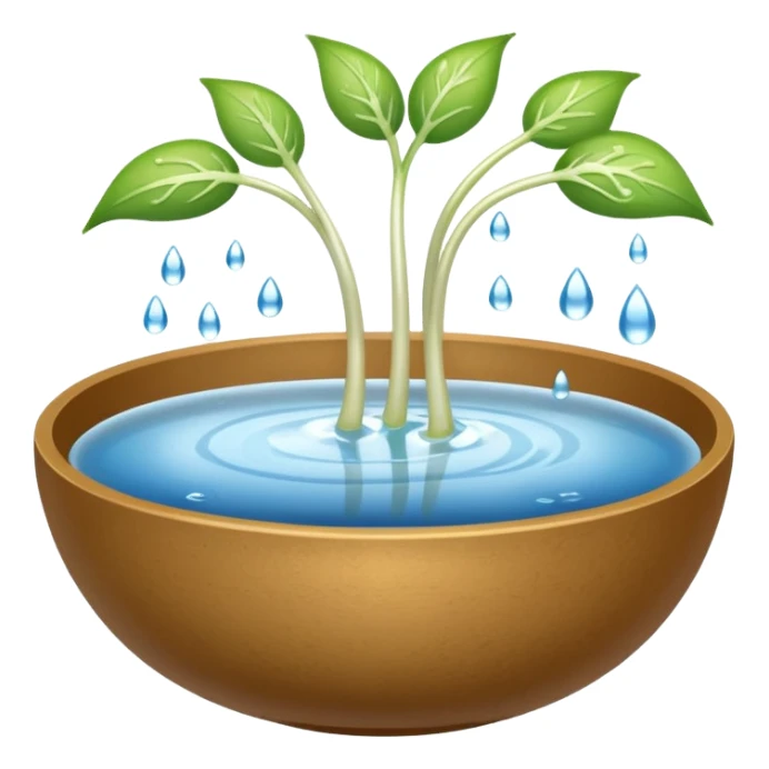 Bean sprouts in bowl sticker