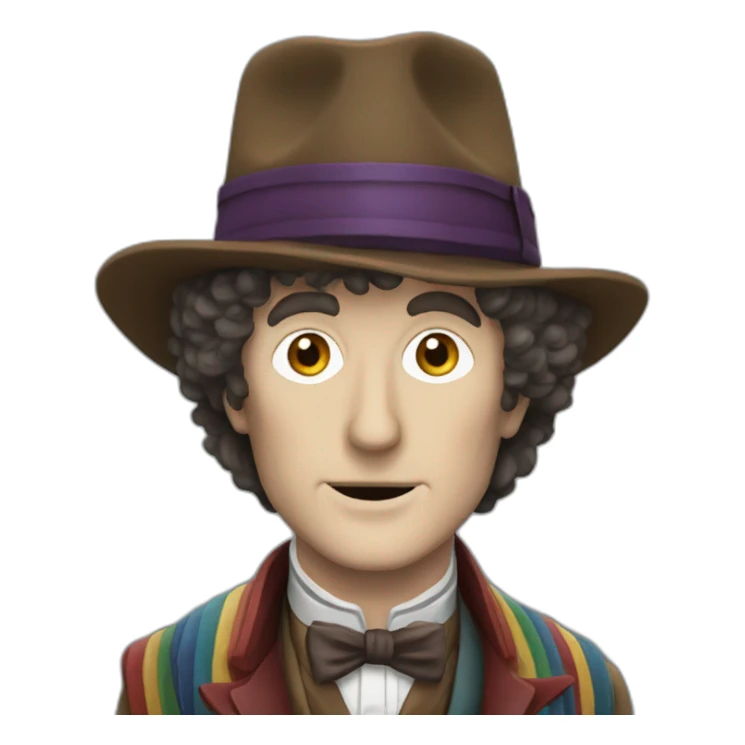 fourth doctor who sticker