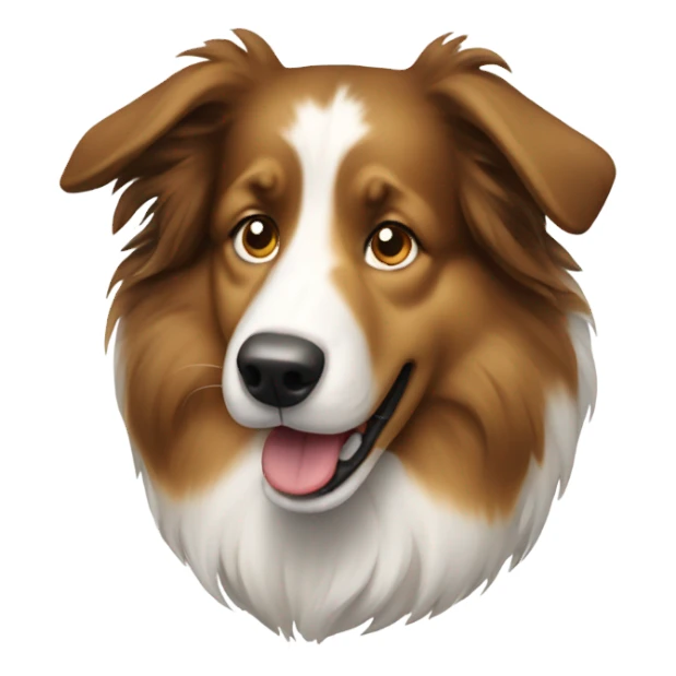 A dog which is a collie sticker