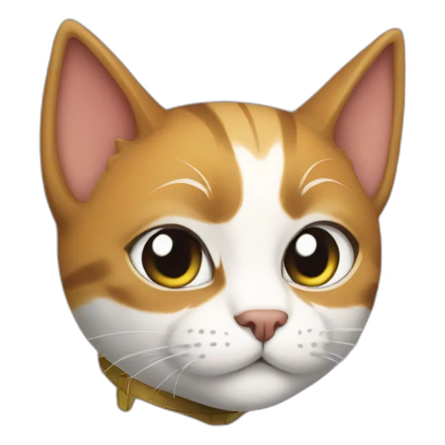 Super hero cat sticker