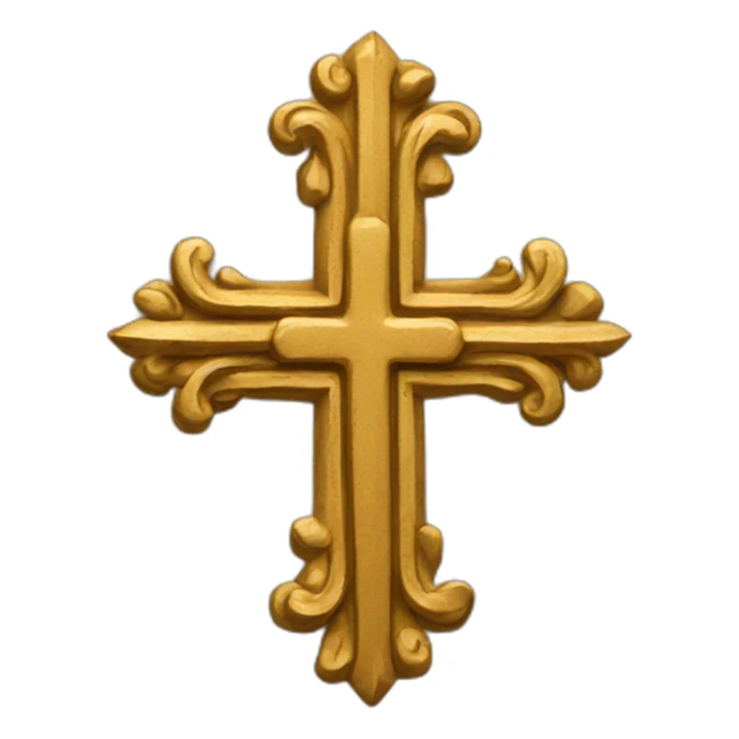 croix dans carnet sticker