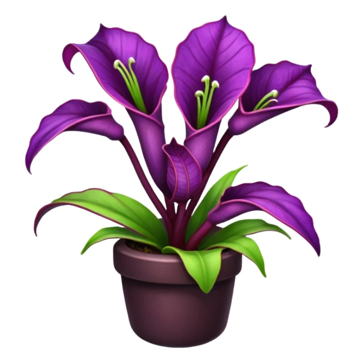 Purple Saracenia  sticker