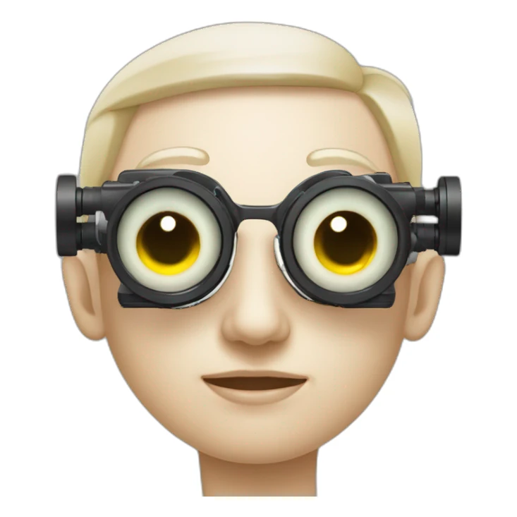 indirect ophthalmoscope sticker