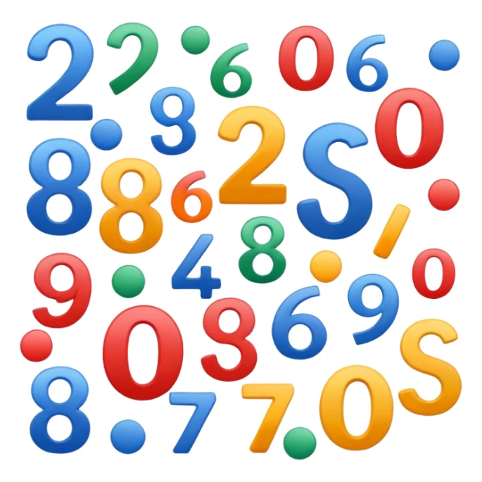 counting numbers sticker