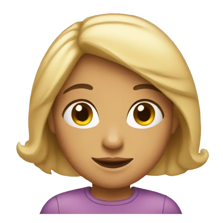 blushing woman sticker