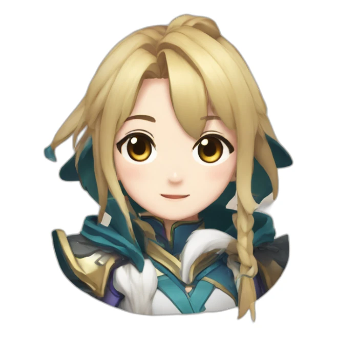 genshin_impact, shenhe sticker