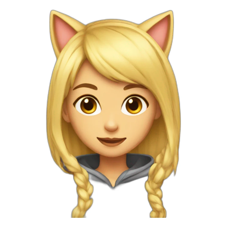 hot catgirl sticker