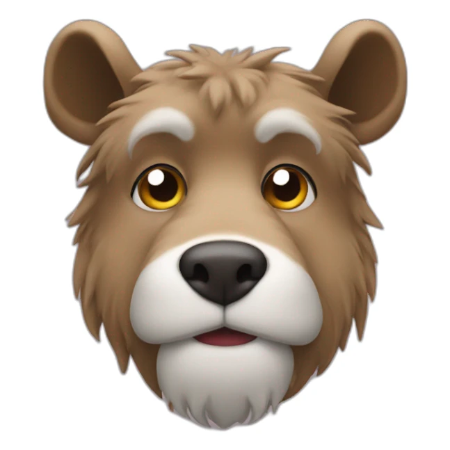 Sanglier avec la tête choqué sticker