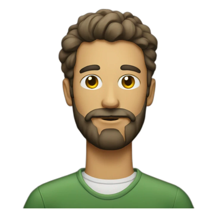 A stoned guy in Massachusetts with a beard sticker