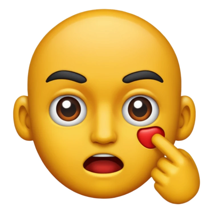 Punched in the face sticker