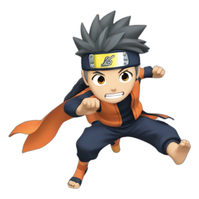 Naruto run sticker