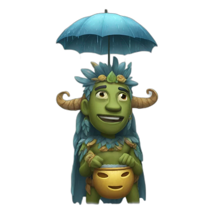 rain god sticker