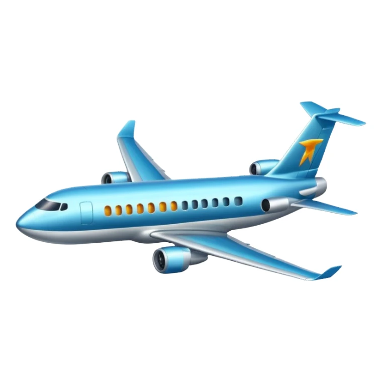 Красивый самолёт  sticker