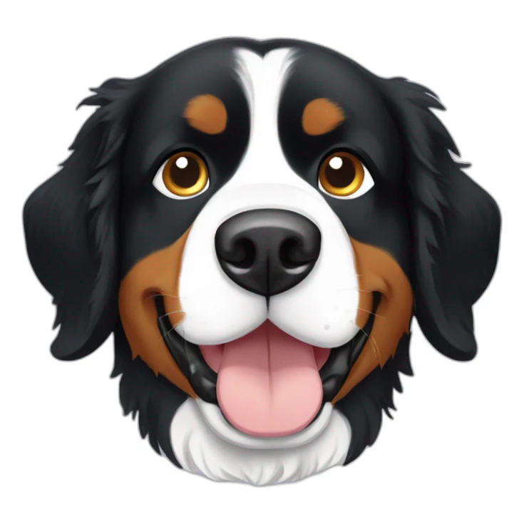 Bernese Mountain dog love eyes sticker