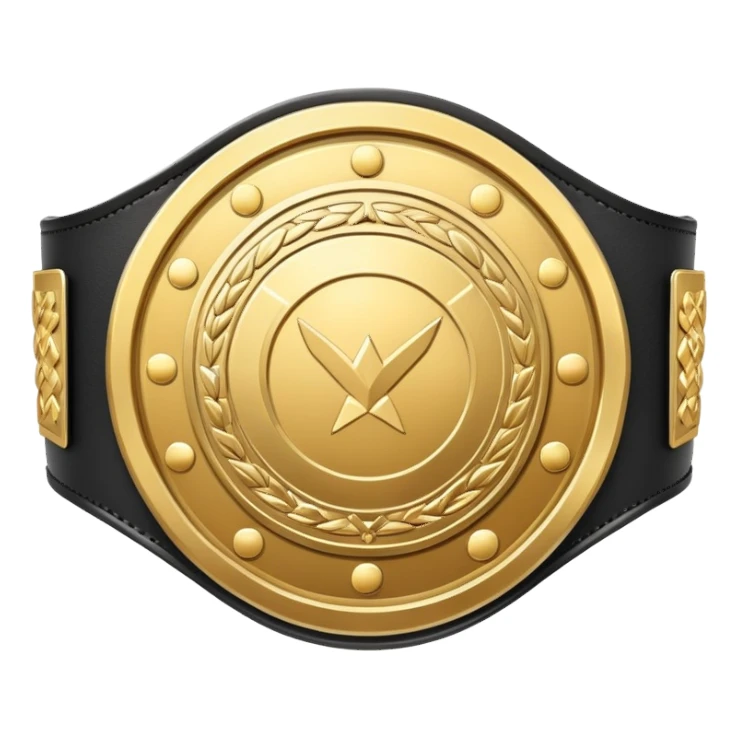 championship belt sticker