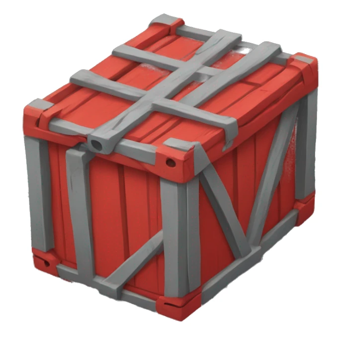 red crate star wars style sticker