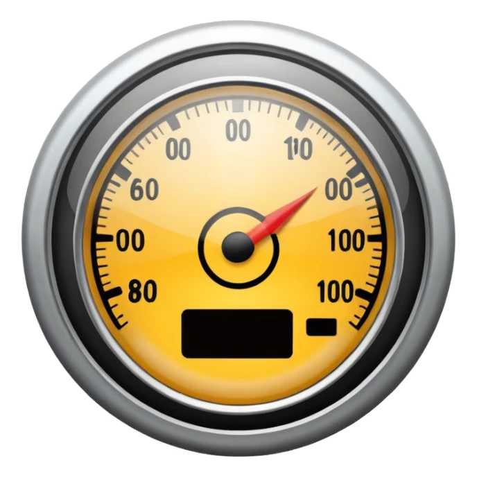 speedometer icon for site navigation sticker