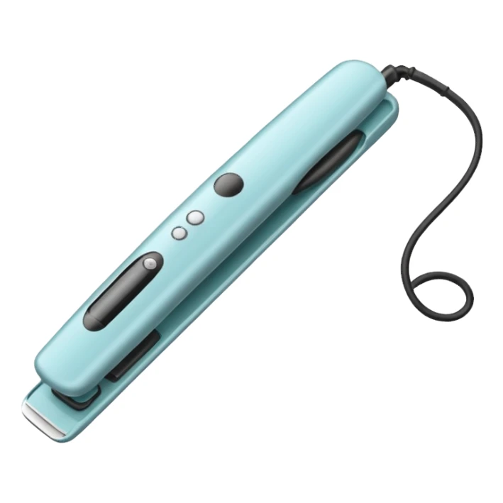 hair straightener sticker