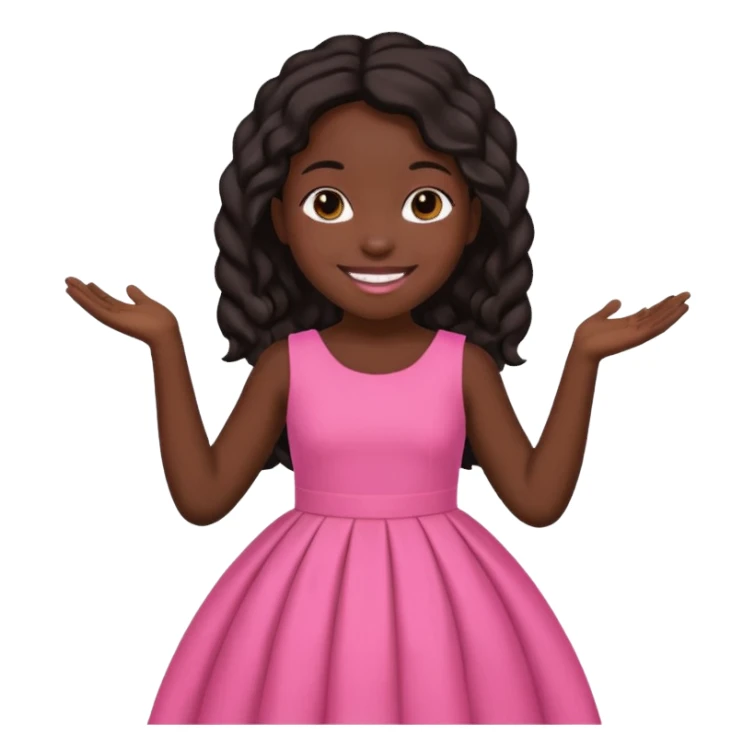 Black Christian girly girl sticker