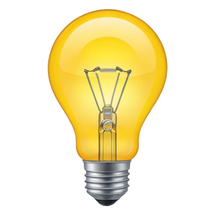 create an emoji that illustrates the word "idea" sticker