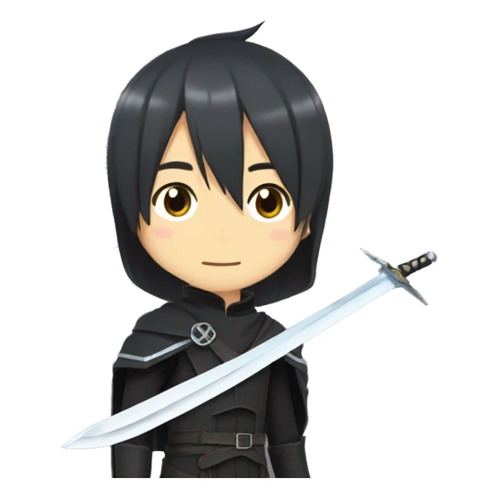 kirito de sword art online sticker