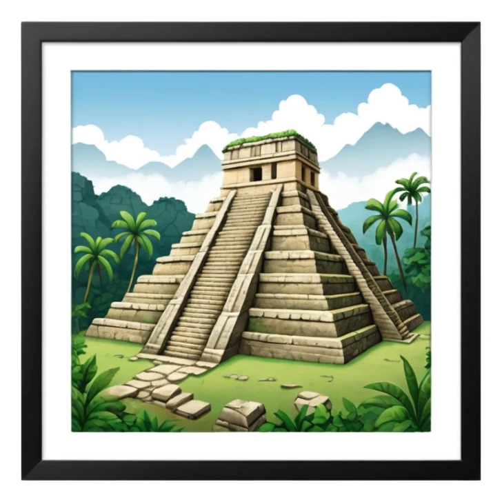 Ruinas de palenque sticker